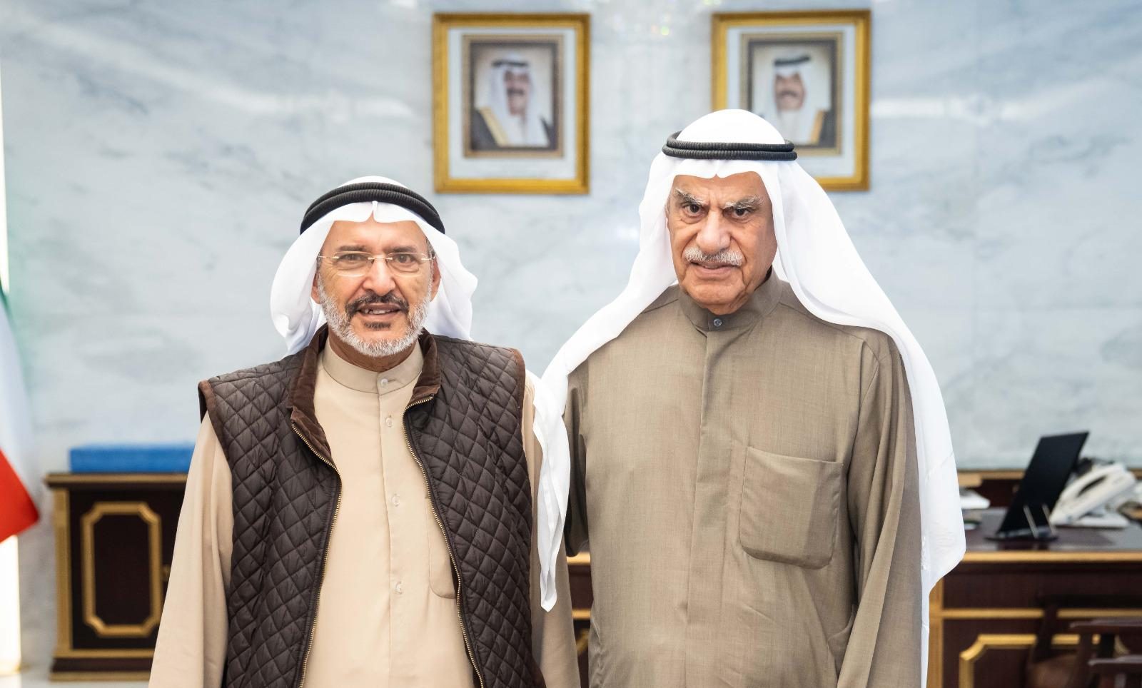 Dr. Ali Owaid Rukheyes with the National Assembly Speaker
